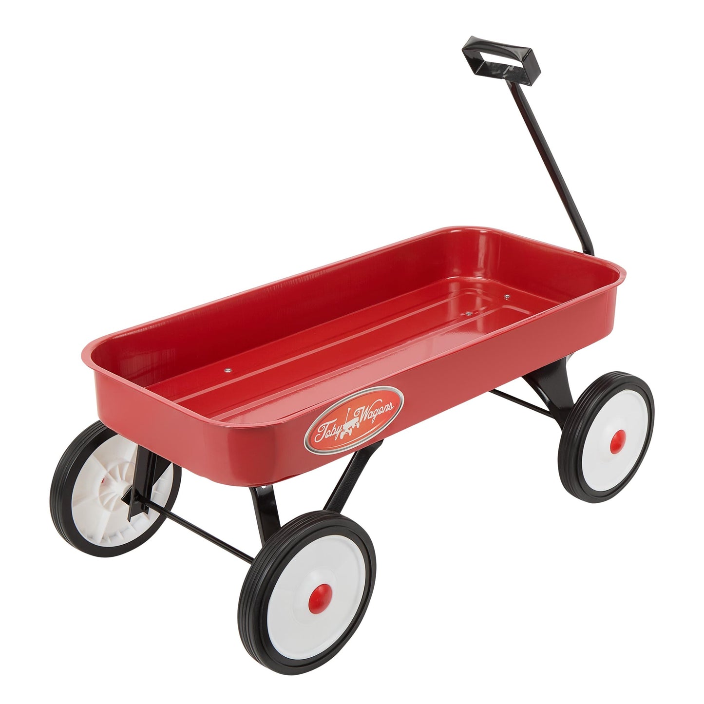 Toby Classic Pull Along Red Trolley / Cart / Wagon / Truck / Garden Toy