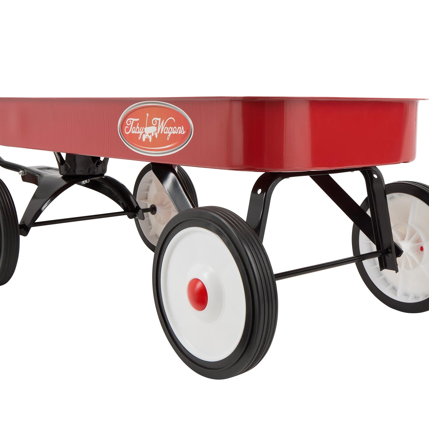 Toby Classic Pull Along Red Trolley / Cart / Wagon / Truck / Garden Toy